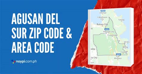 Agusan Del Sur Zip Code and Area Code • Noypi.com.ph.